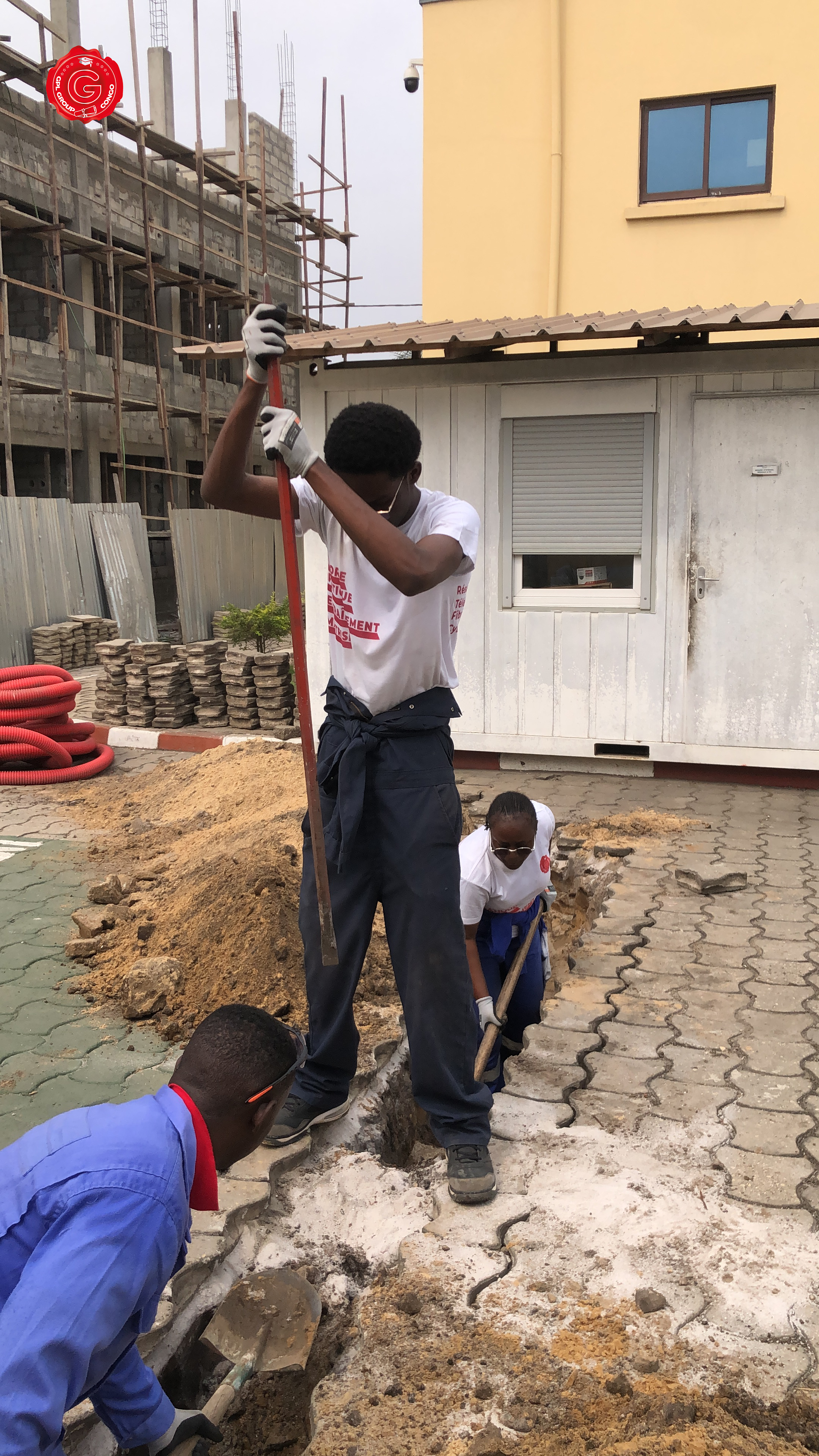Etudiant en travaux